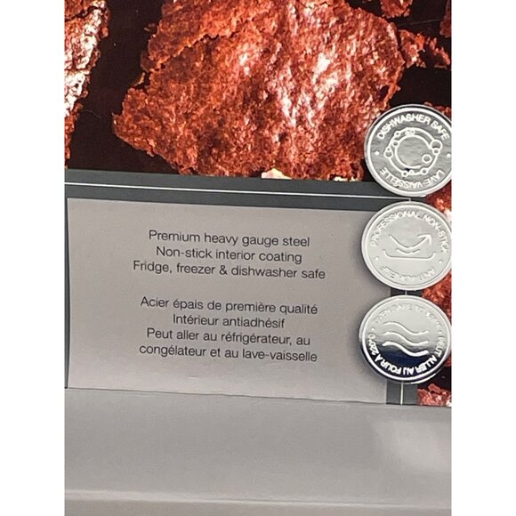 Master Class Non-Stick Blue Speckled Heavy Gauge Steel Brownie Pan 13" / 30.5 CM - Picture 3 of 5